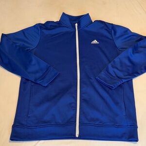 Men’s Adidas Golf Royal Blue Zip-Up Jacket